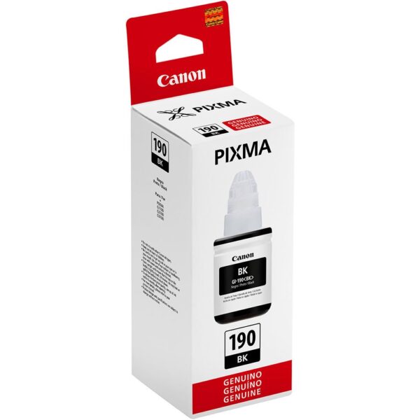 Refil de Tinta Canon GI-190 bk Preto -135ML - Image 3